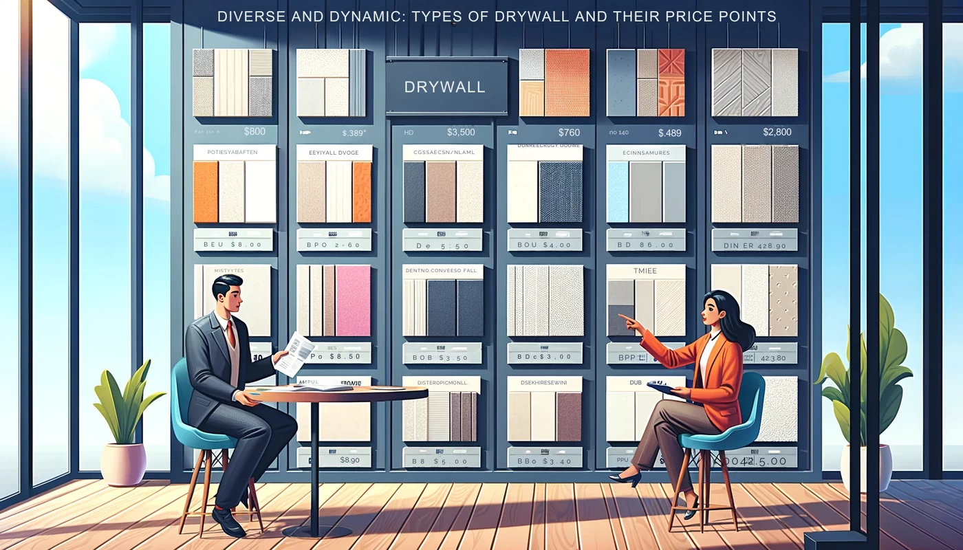 diverse and dynamic types of drywall and their price points