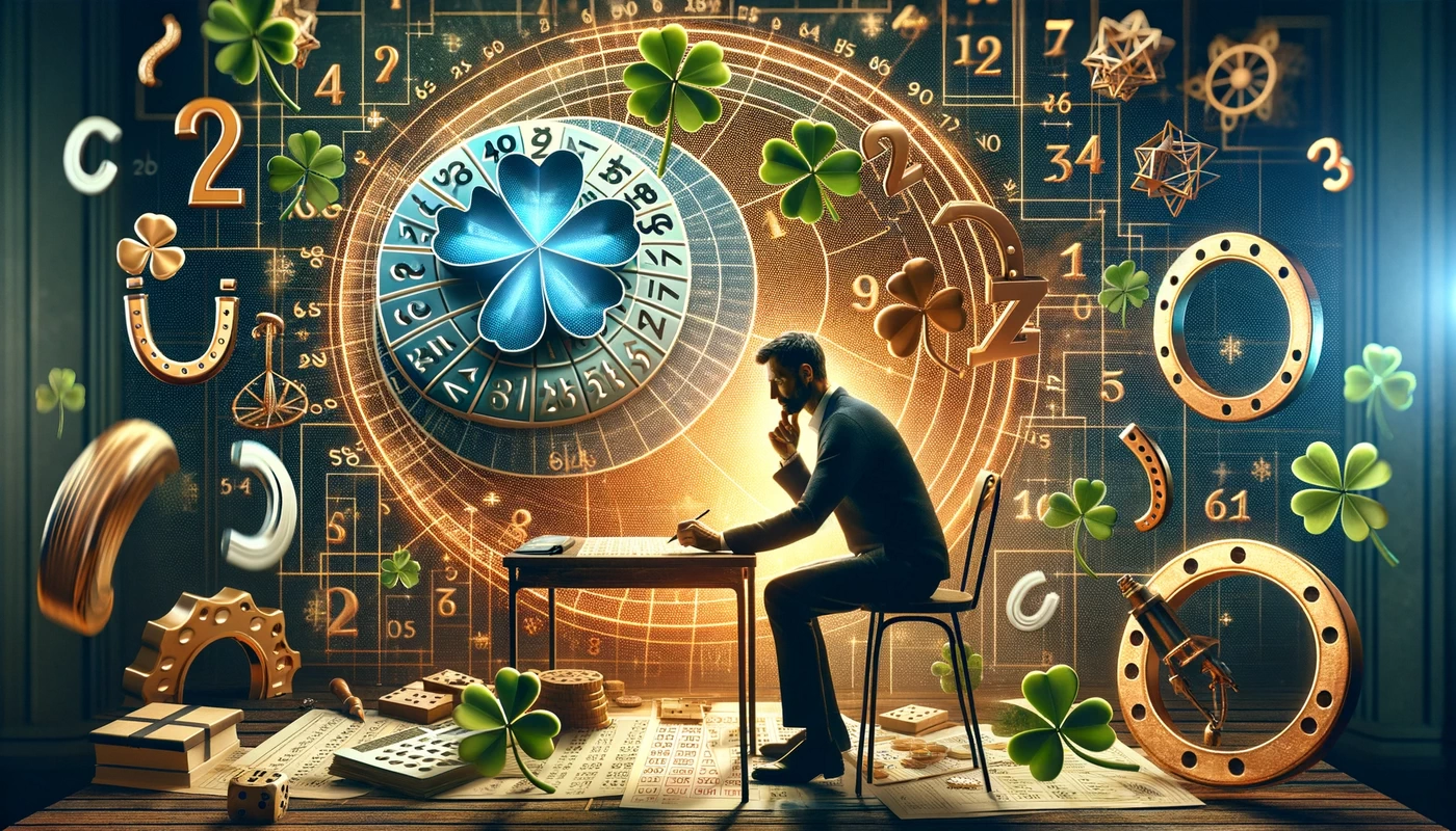 process of choosing lottery numbers