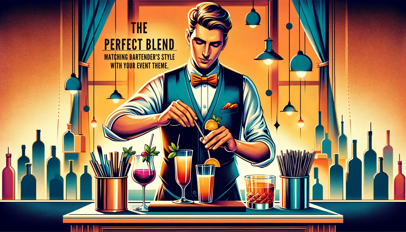 the perfect blend matching bartenders style with your event theme