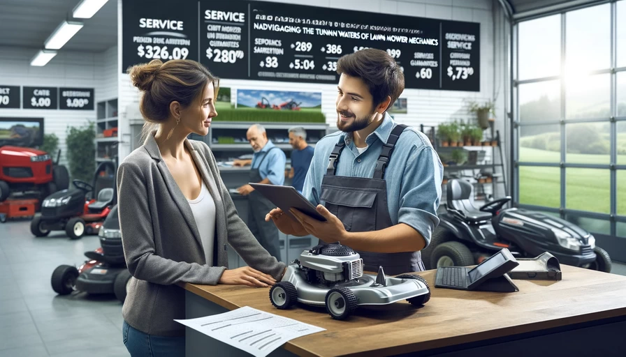 mower repair service art of getting an estimate