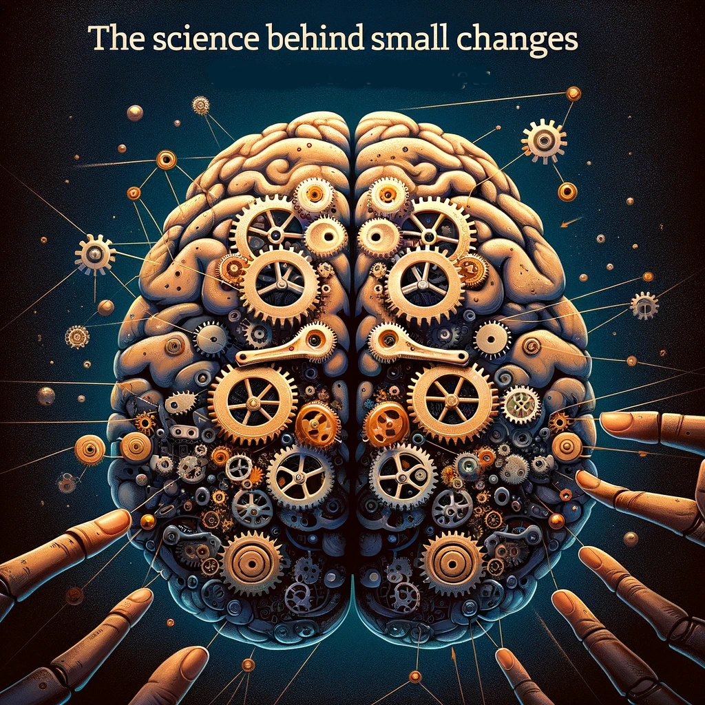 chapter image for the science behind small changes more than meets the eye the image should illustrate the complex science and psychology behind 2