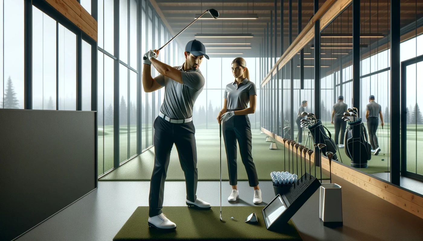 image for the chapter winter golf swing like a pro techniques for mastering your swing indoors