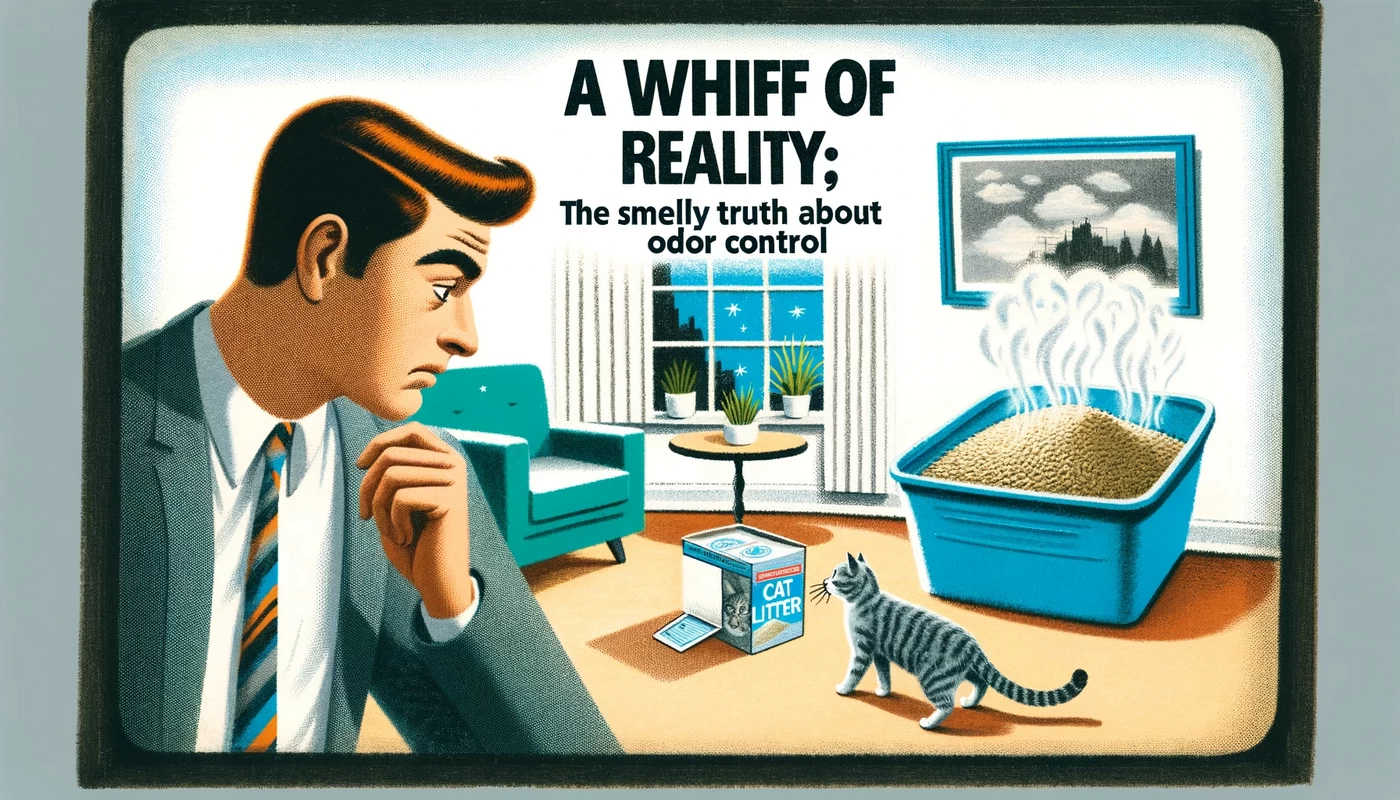 a whiff of reality the smelly truth about odor control in the cat litter article shows a telling scene about odor control